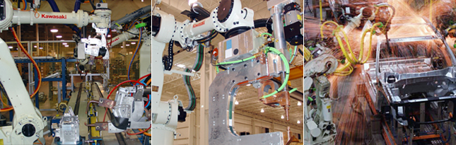 Image of Kawasaki Spot Welding Robot Applications